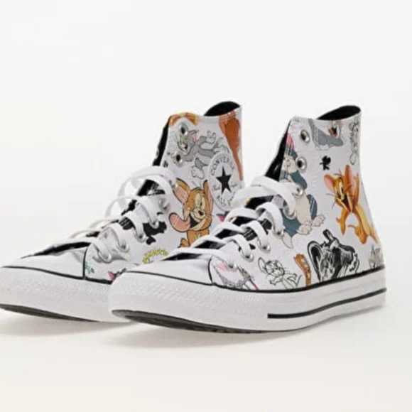 Converse TOM and JERRY High-Top Sneakers - Picture 2 of 9